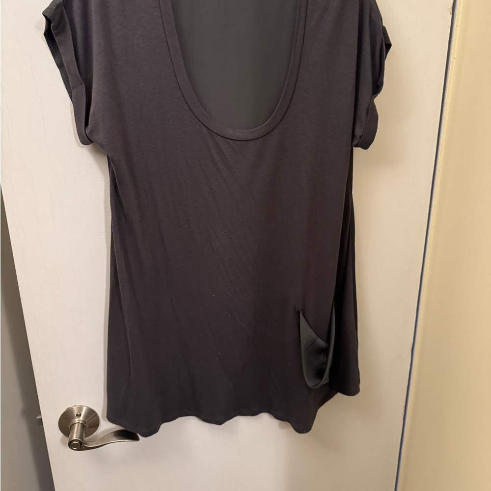 B’Leev Women's Black Scoop Neck Top